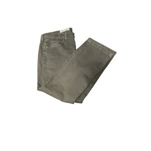 Pilcro and the Letterpress Women's Olive Green Straight Size 30 Anthropologie